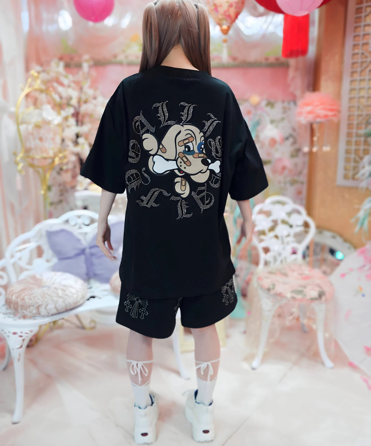JACKROSE(ジャックローズ) |【GALFY×GALLIS ADDICTION】安心の十字架キラキラ半袖SETUP(MENS)