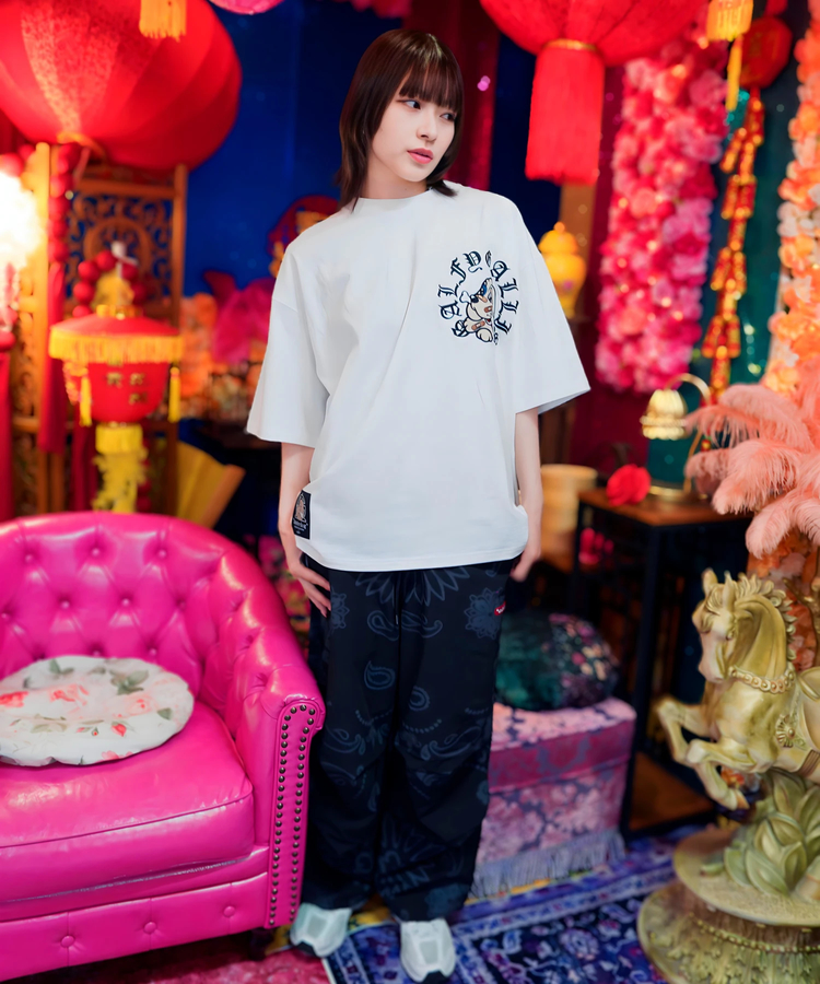 JACKROSE(ジャックローズ) |【GALFY×GALLIS ADDICTION】安心のサークルロゴSS Tee(MENS/WOMENS)