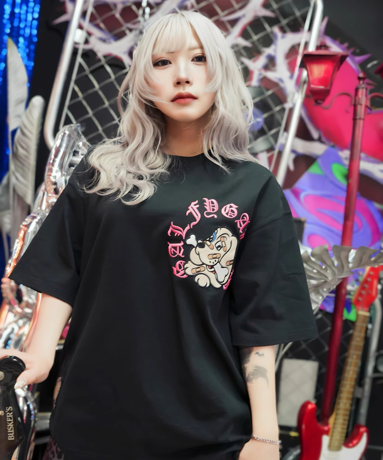 JACKROSE(ジャックローズ) |【GALFY×GALLIS ADDICTION】安心のサークルロゴSS Tee(MENS/WOMENS)