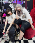 JACKROSE(ジャックローズ) |【GALFY×GALLIS ADDICTION】安心のサークルロゴSS Tee(MENS/WOMENS)