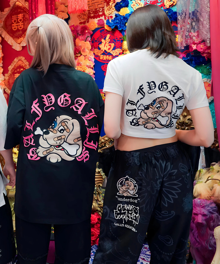 JACKROSE(ジャックローズ) |【GALFY×GALLIS ADDICTION】安心のサークルロゴSS Tee(MENS/WOMENS)
