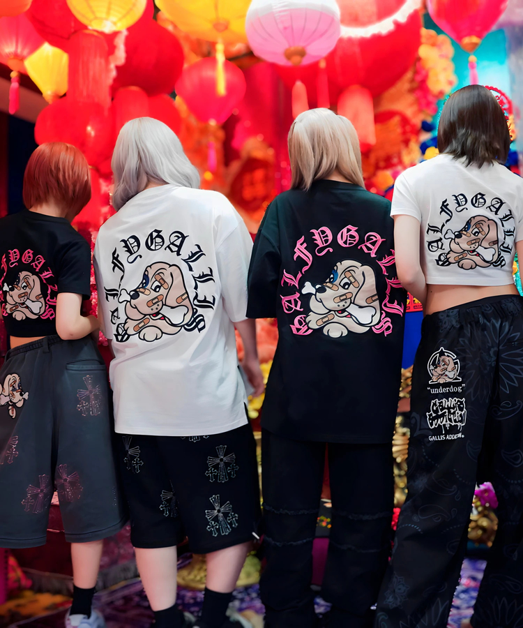 JACKROSE(ジャックローズ) |【GALFY×GALLIS ADDICTION】安心のサークルロゴSS Tee(MENS/WOMENS)