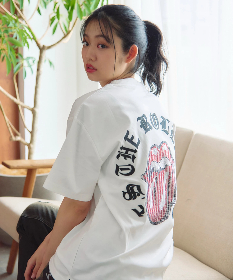 JACKROSE(ジャックローズ) |【The Rolling Stones×JACKROSE】 シルケット天竺・リップス&タン・ラインストーンSSTEE(MENS)