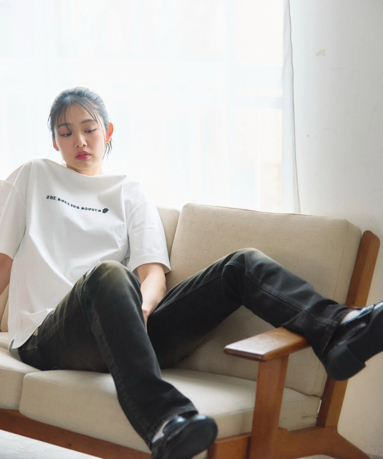 JACKROSE(ジャックローズ) |【The Rolling Stones×JACKROSE】 シルケット天竺・リップス&タン・ラインストーンSSTEE(MENS)