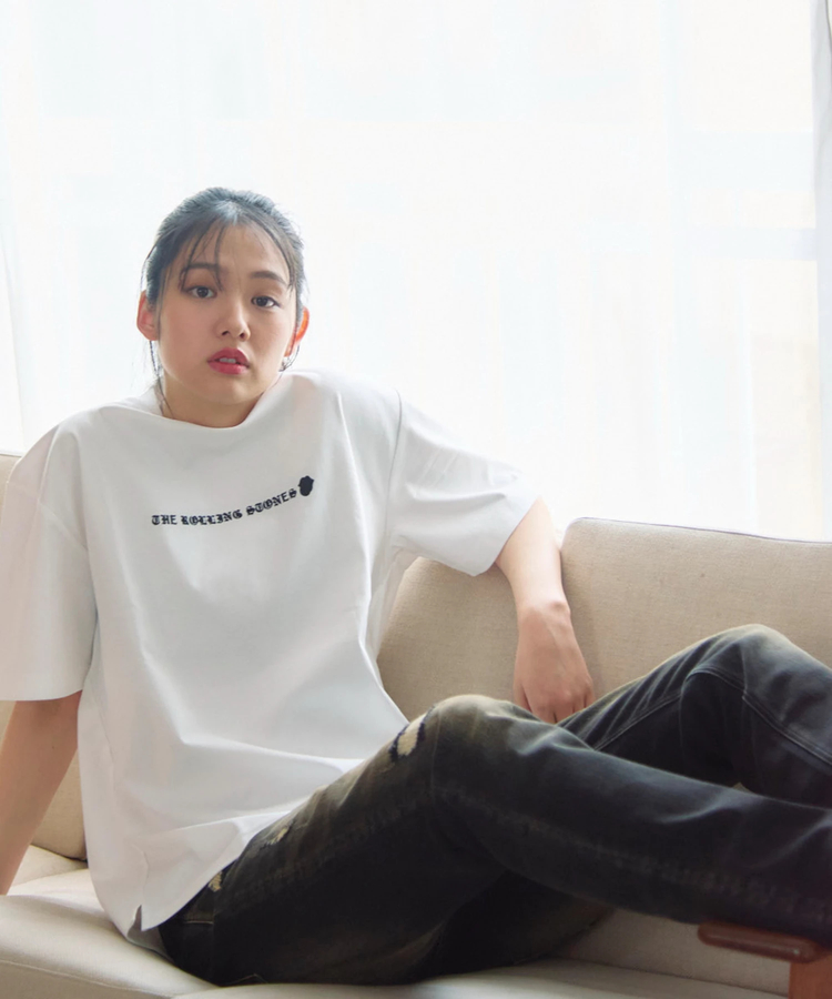 JACKROSE(ジャックローズ) |【The Rolling Stones×JACKROSE】 シルケット天竺・リップス&タン・ラインストーンSSTEE(MENS)