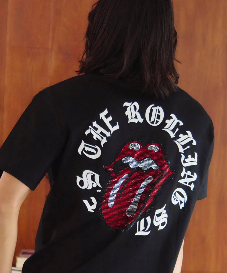 JACKROSE(ジャックローズ) |【The Rolling Stones×JACKROSE】 シルケット天竺・リップス&タン・ラインストーンSSTEE(MENS)
