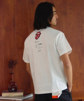 JACKROSE(ジャックローズ) |【The Rolling Stones×JACKROSE】 シルケット天竺・ロゴ・ラインストーンSSTEE(MENS)