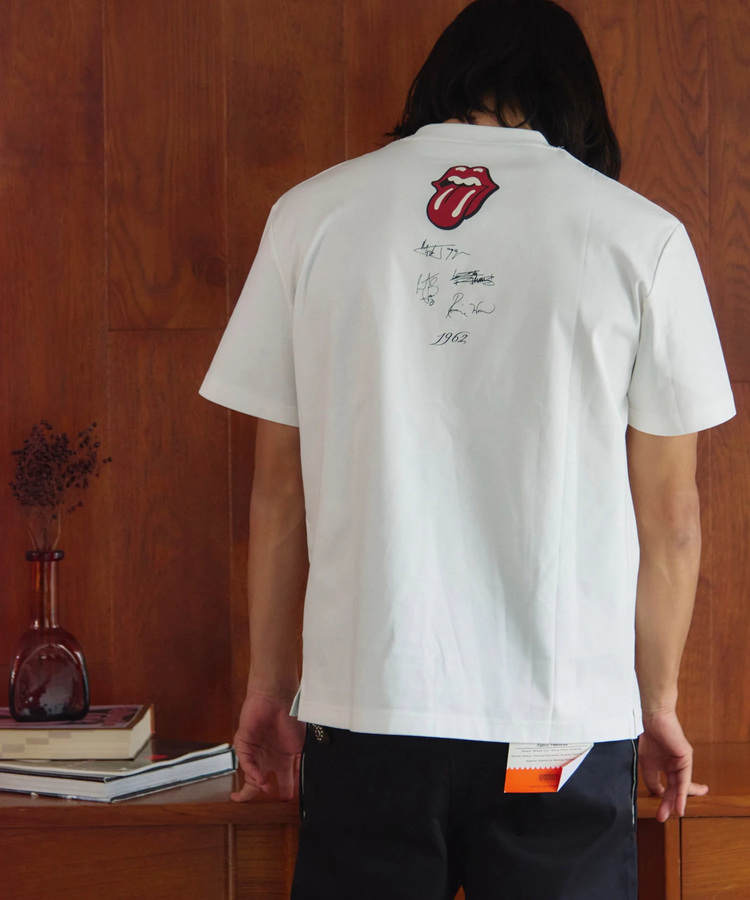 JACKROSE(ジャックローズ) |【The Rolling Stones×JACKROSE】 シルケット天竺・ロゴ・ラインストーンSSTEE(MENS)