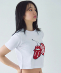 JACKROSE(ジャックローズ) |【The Rolling Stones×JACKROSE】サクランボ・リップス&タン クロップド丈 SSTEE(WOMENS)