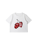 JACKROSE(ジャックローズ) |【The Rolling Stones×JACKROSE】サクランボ・リップス&タン クロップド丈 SSTEE(WOMENS)