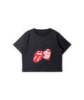 JACKROSE(ジャックローズ) |【The Rolling Stones×JACKROSE】サクランボ・リップス&タン クロップド丈 SSTEE(WOMENS)