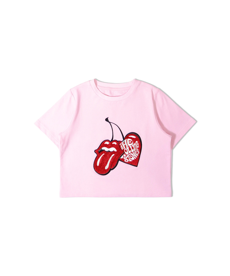 JACKROSE(ジャックローズ) |【The Rolling Stones×JACKROSE】サクランボ・リップス&タン クロップド丈 SSTEE(WOMENS)