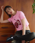 JACKROSE(ジャックローズ) |【The Rolling Stones×JACKROSE】サクランボ・リップス&タン クロップド丈 SSTEE(WOMENS)
