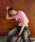 JACKROSE(ジャックローズ) |【The Rolling Stones×JACKROSE】サクランボ・リップス&タン クロップド丈 SSTEE(WOMENS)