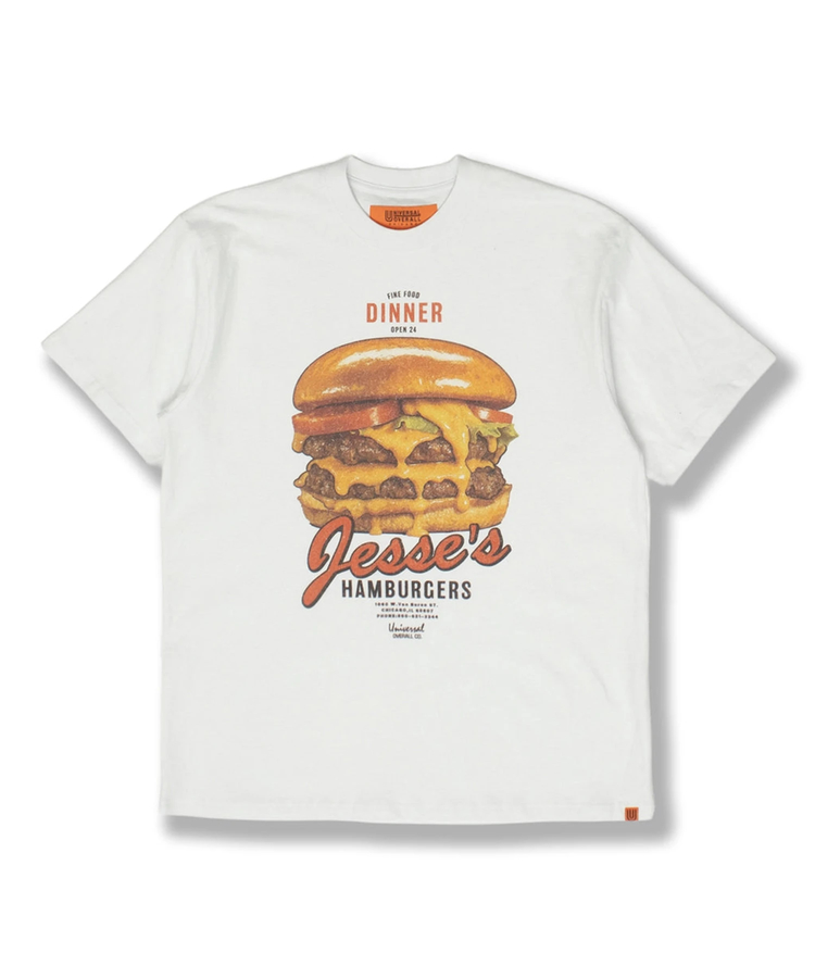 JACKROSE(ジャックローズ) |UNIVERSAL OVERALL/ユニバーサルオーバーオール HAMBURGER SS TEE(MENS)