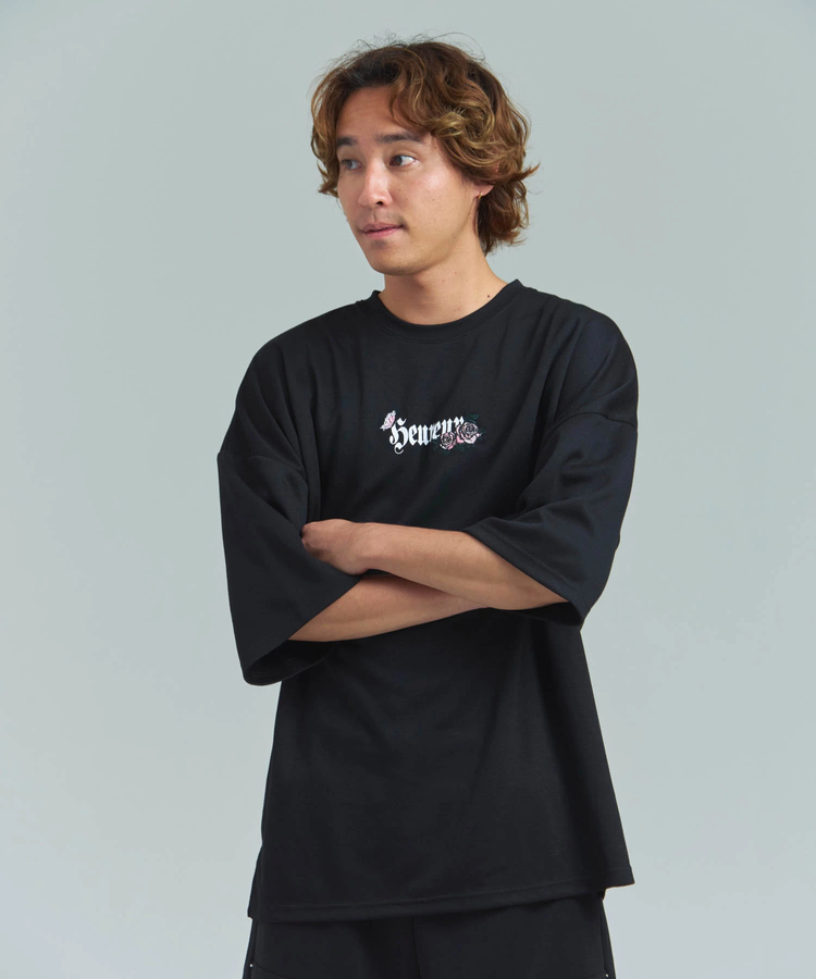 JACKROSE(ジャックローズ) |JE-クロス&ローズ・刺繍-SSTEE(MENS)
