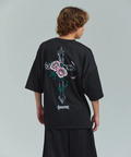 JACKROSE(ジャックローズ) |JE-クロス&ローズ・刺繍-SSTEE(MENS)
