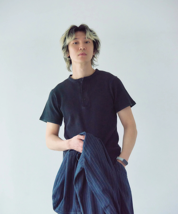 JACKROSE(ジャックローズ) |JE-サーマル/ピグメント ヘンリーネック SSTEE(MENS)