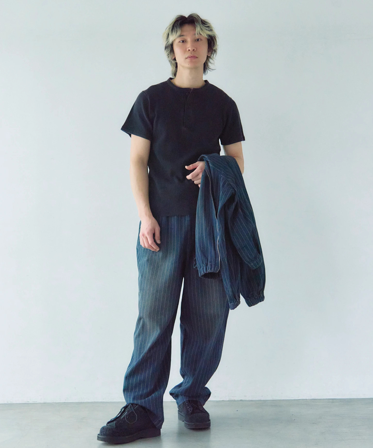 JACKROSE(ジャックローズ) |JE-サーマル/ピグメント ヘンリーネック SSTEE(MENS)