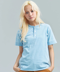 JACKROSE(ジャックローズ) |Healthknit/ヘルスニット INDIGO HENLEY NECK SHORT SLEEVE TEE(MENS)
