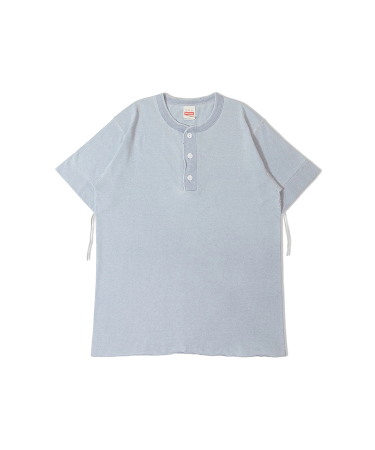 JACKROSE(ジャックローズ) |Healthknit/ヘルスニット INDIGO HENLEY NECK SHORT SLEEVE TEE(MENS)