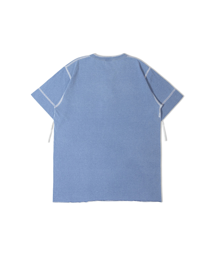 JACKROSE(ジャックローズ) |Healthknit/ヘルスニット INDIGO HENLEY NECK SHORT SLEEVE TEE(MENS)