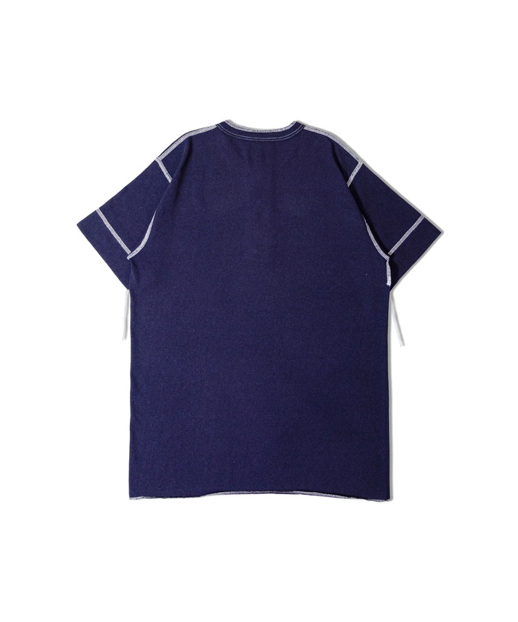JACKROSE(ジャックローズ) |Healthknit/ヘルスニット INDIGO HENLEY NECK SHORT SLEEVE TEE(MENS)