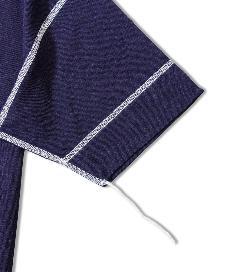 JACKROSE(ジャックローズ) |Healthknit/ヘルスニット INDIGO HENLEY NECK SHORT SLEEVE TEE(MENS)