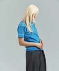 JACKROSE(ジャックローズ) |Healthknit/ヘルスニット INDIGO HENLEY NECK SHORT SLEEVE TEE(MENS)