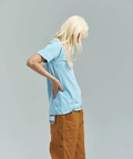 JACKROSE(ジャックローズ) |Healthknit/ヘルスニット INDIGO HENLEY NECK SHORT SLEEVE TEE(MENS)