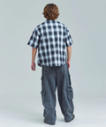 JACKROSE(ジャックローズ) |GA Glitter Check S/S Shirt(MENS)