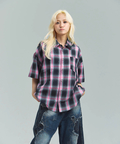 JACKROSE(ジャックローズ) |GA Glitter Check S/S Shirt(MENS)