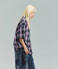 JACKROSE(ジャックローズ) |GA Glitter Check S/S Shirt(MENS)
