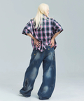 JACKROSE(ジャックローズ) |GA Glitter Check S/S Shirt(MENS)