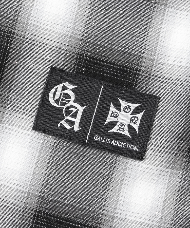 JACKROSE(ジャックローズ) |GA Glitter Check S/S Shirt(MENS)
