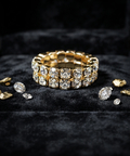 JACKROSE(ジャックローズ) |GA Double Tennis Chain Stretch Ring