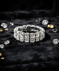 JACKROSE(ジャックローズ) |GA Double Tennis Chain Stretch Ring