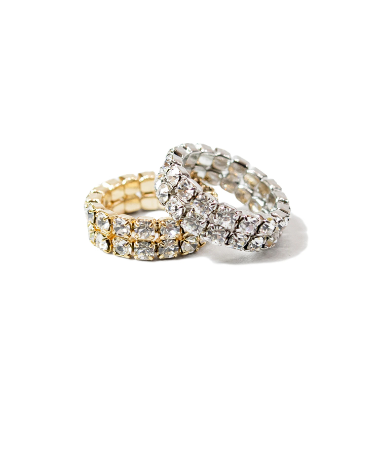 JACKROSE(ジャックローズ) |GA Double Tennis Chain Stretch Ring