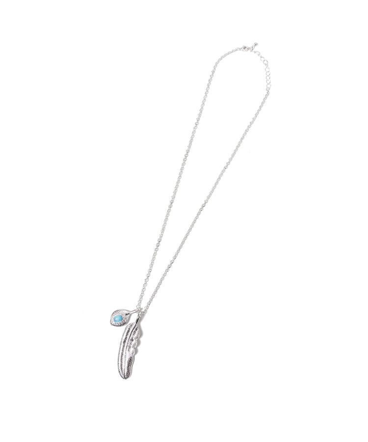 JACKROSE(ジャックローズ) |GA Feather-Turquoise Stone Necklace