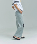 JACKROSE(ジャックローズ) |MUCENT/ムセント CROSS LEATHER PATCH SWEAT PANTS(WOMENS)