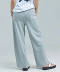 JACKROSE(ジャックローズ) |MUCENT/ムセント CROSS LEATHER PATCH SWEAT PANTS(WOMENS)