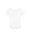 JACKROSE(ジャックローズ) |MUCENT/ムセント SUNNIOR LACE V-NECK HALF T SS(WOMENS)