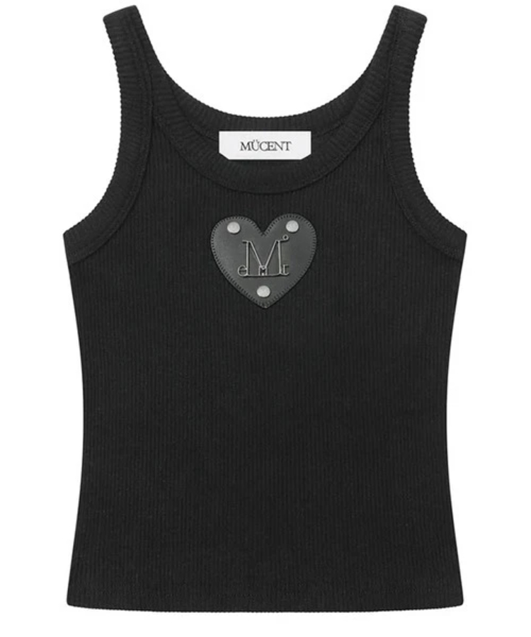 JACKROSE(ジャックローズ) |MUCENT/ムセント CROSS LEATHER PATCH SLEEVELESS(WOMENS)