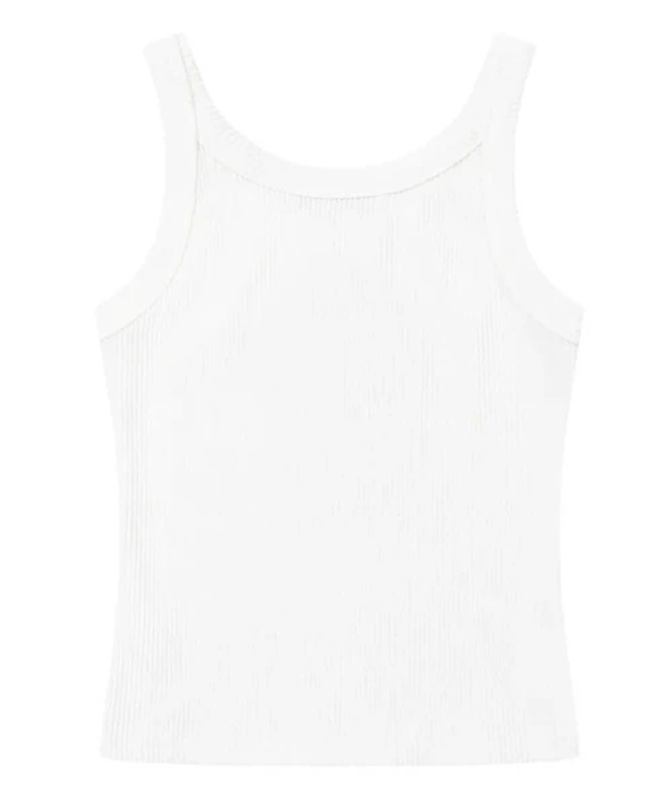 JACKROSE(ジャックローズ) |MUCENT/ムセント CROSS LEATHER PATCH SLEEVELESS(WOMENS)