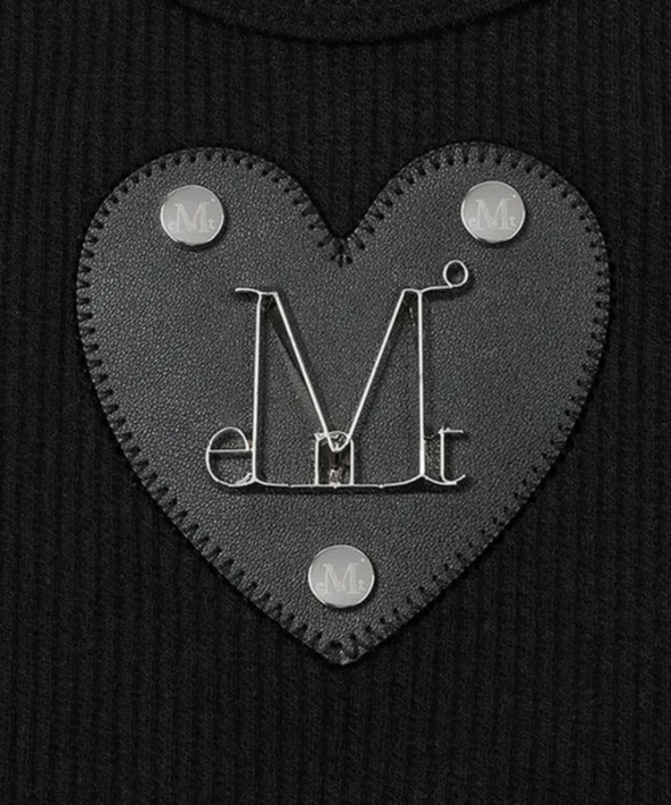 JACKROSE(ジャックローズ) |MUCENT/ムセント CROSS LEATHER PATCH SLEEVELESS(WOMENS)