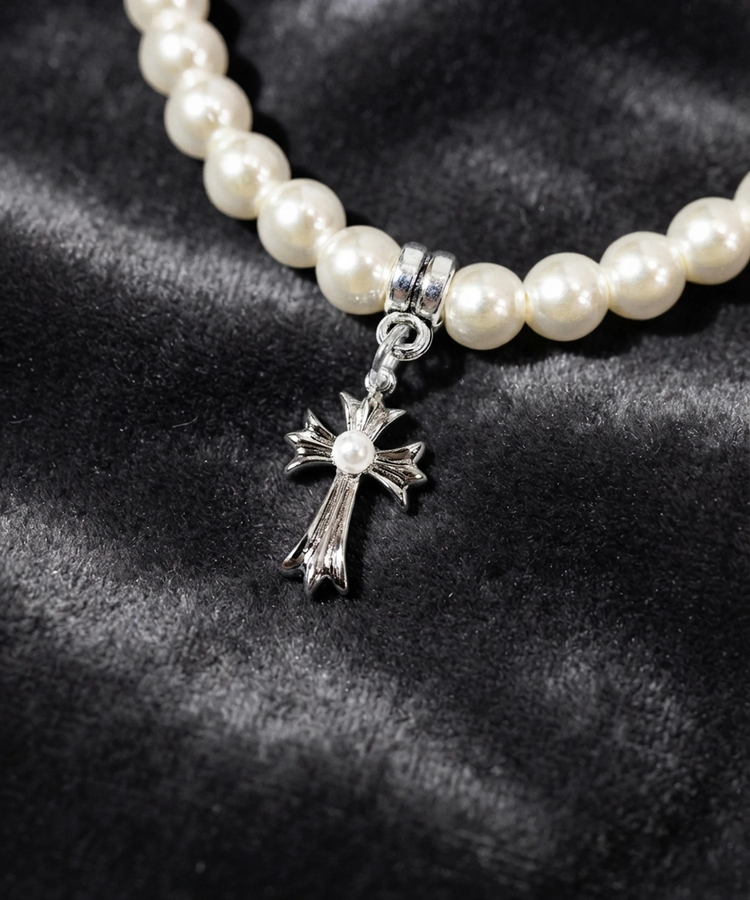 JACKROSE(ジャックローズ) |GA Pearl Cross Top Bracelet