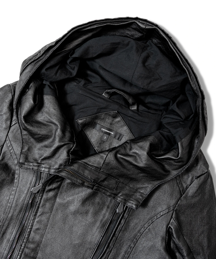 JACKROSE(ジャックローズ) |JACKROSE-Wax denim 2way Riders Jacket(MENS)