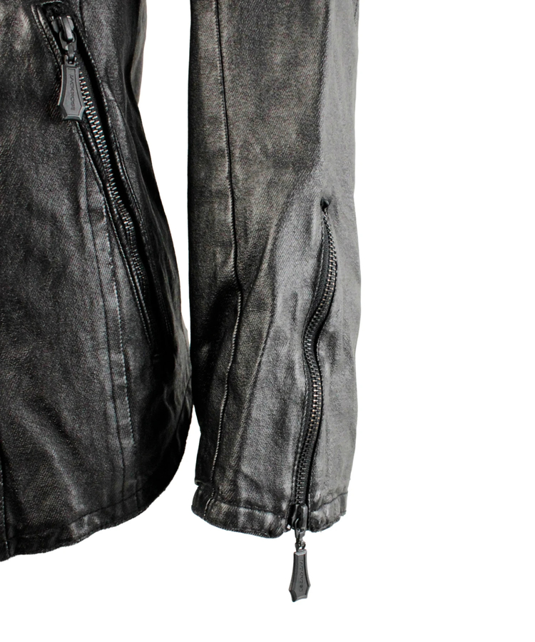 JACKROSE(ジャックローズ) |JACKROSE-Wax denim 2way Riders Jacket(MENS)