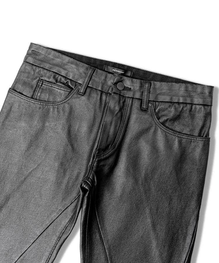 JACKROSE(ジャックローズ) |JACKROSE-Wax denim ZIP skinny pants(MENS)