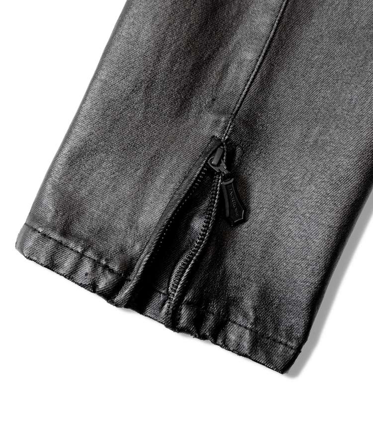JACKROSE(ジャックローズ) |JACKROSE-Wax denim ZIP skinny pants(MENS)
